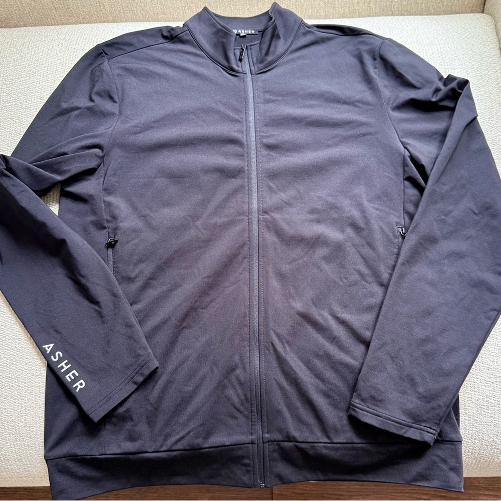 Asher Black Full-Zip Jacket
